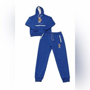 Polo Ralph Lauren Bear Tracksuit Set Blue 3XL Hoodie Joggers